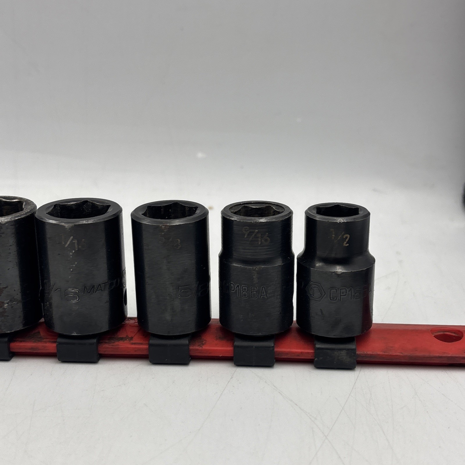 MATCO 14 PC 1/2″ DRIVE SAE 6-POINT Standard Depth Impact Sockets 1/2″-1-1/4″