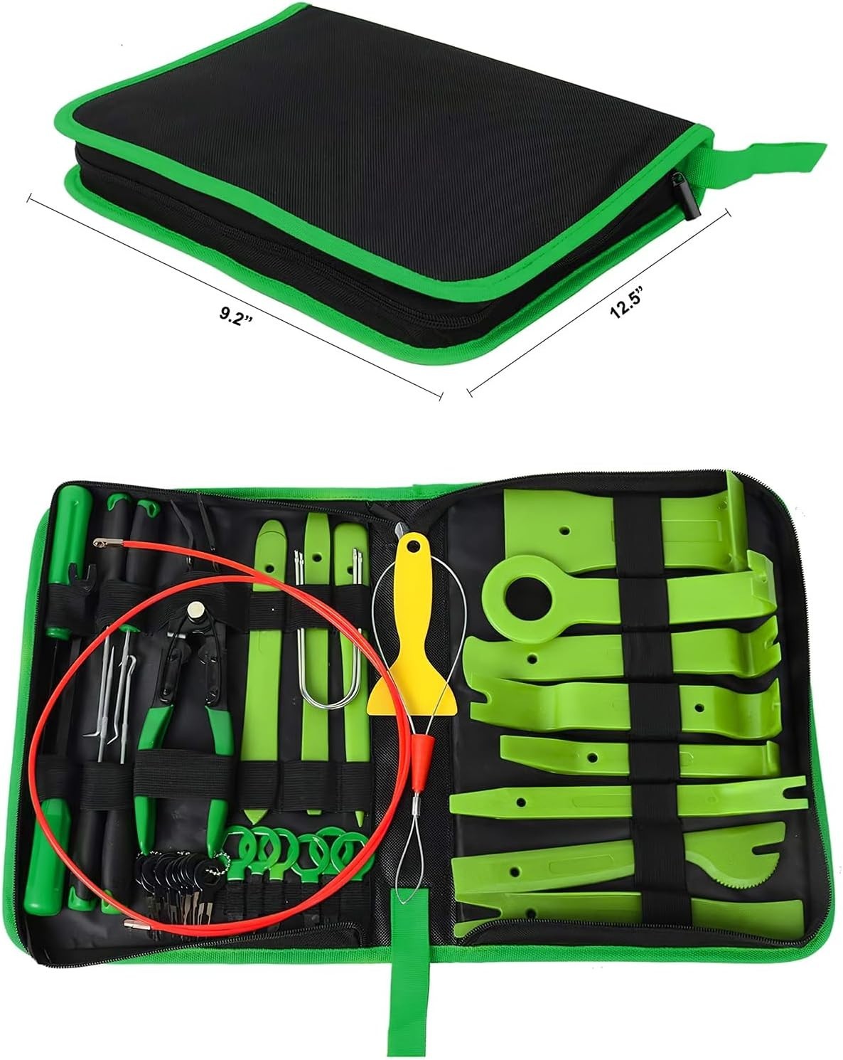 40Pcs Trim Removal Tool,Auto Terminal Removal Key Tool,Auto Clip Pliers Stere…