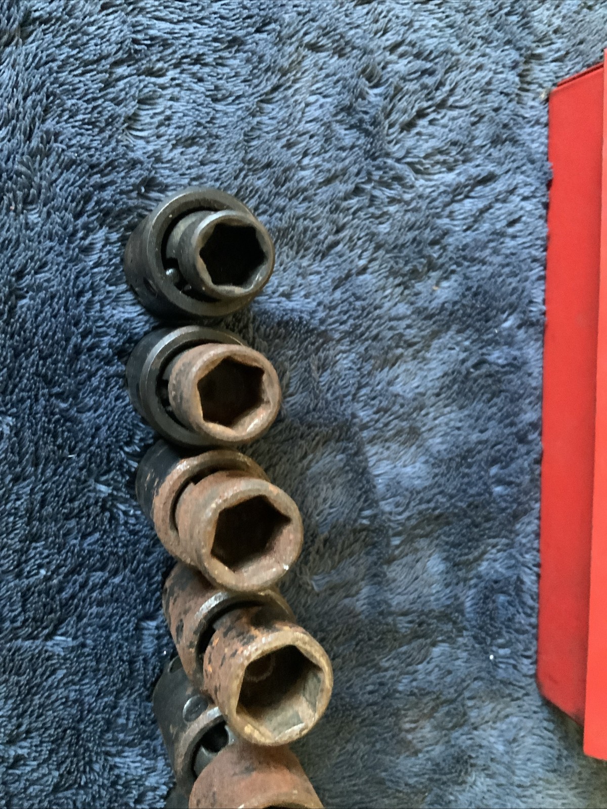 Mac Tools 3/8” Drive Impact Swivel Socket Set, Sae…6pt…surface Rust…..all Work