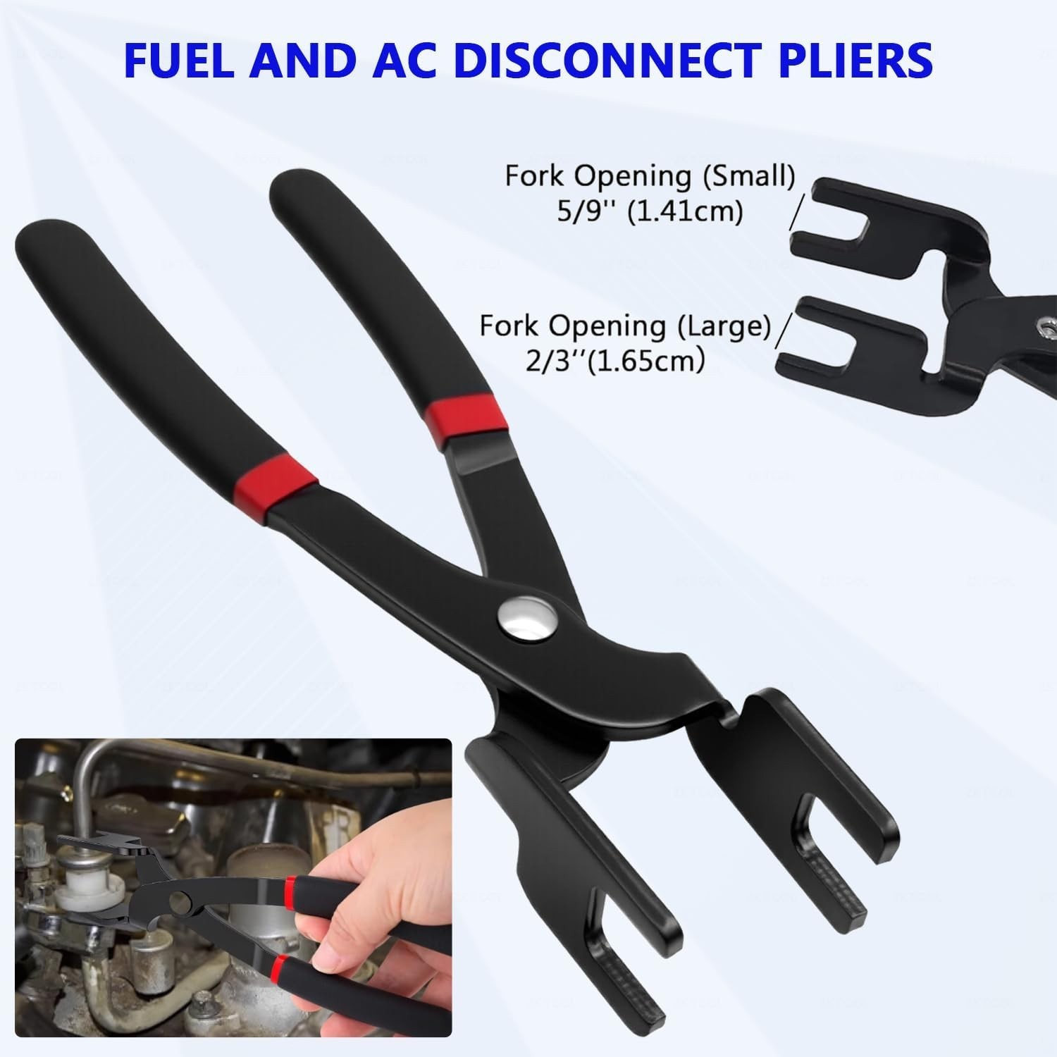 ZKTOOL 46Pcs Master Quick Disconnect Tool Set Fuel Line Disconnect Tool Kit