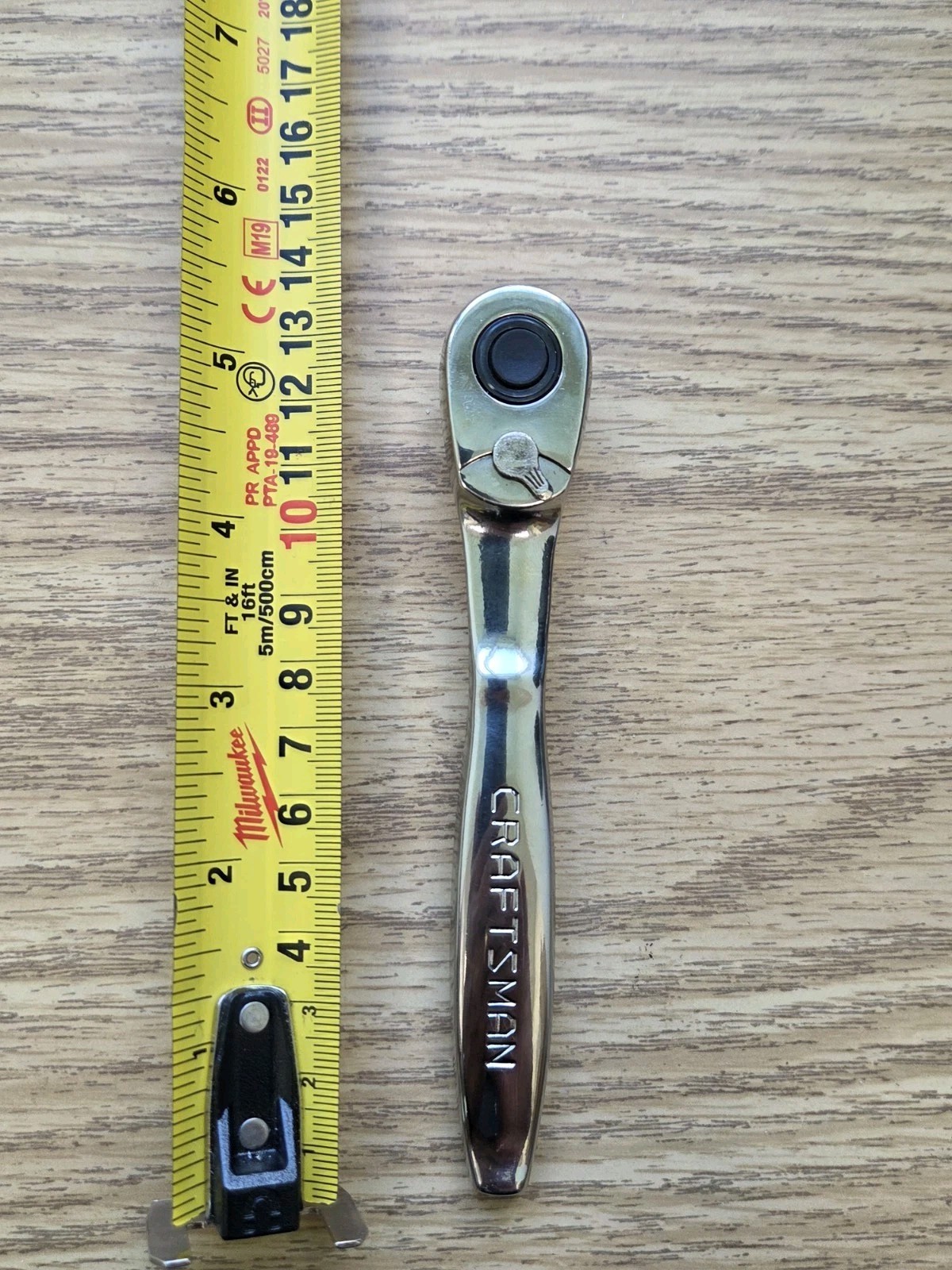 USA Craftsman KZ-44994 1/4″ Drive full Polish Thin-Profile Professional Ratchet