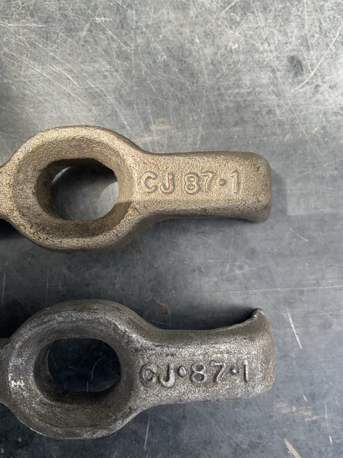 (2) Pair Snap-On CJ-87-1 Jaw Arm Snap-On Replacement Jaws Made in USA