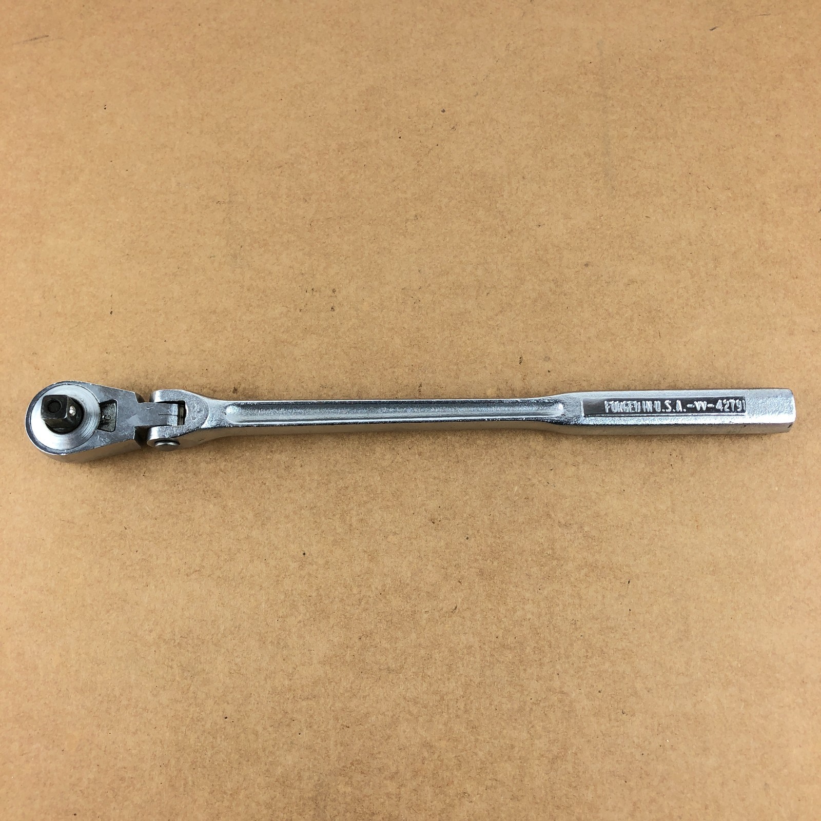 VINTAGE CRAFTSMAN 42791 Flex Head Ratchet 3/8″ Drive -VV- QR Reversible