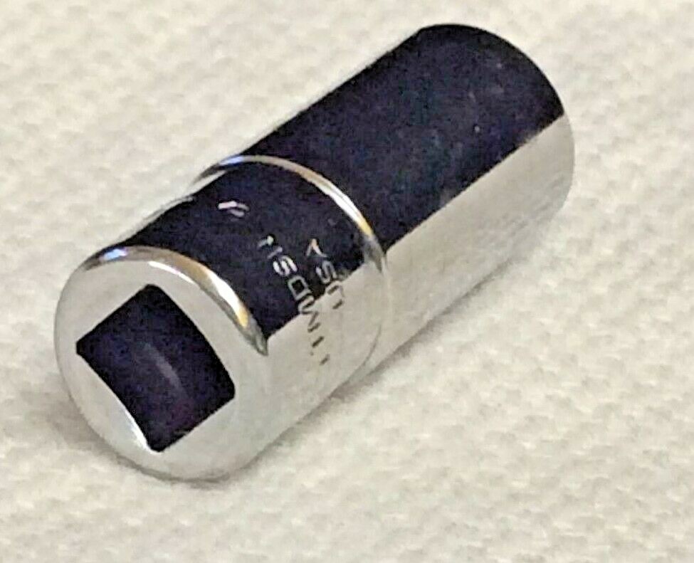 SNAP ON TMDS11 SEMI DEEP SOCKET 1/4 INCH DRIVE 12 POINT SAE 11/32 INCH NEW