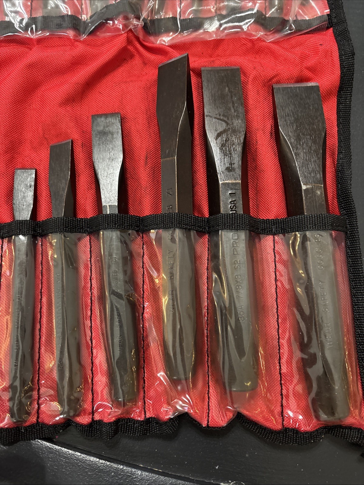 Proto Professional Punch and Chisel Starter Set 26pc No. 46 – W/Plastic Roll Up.