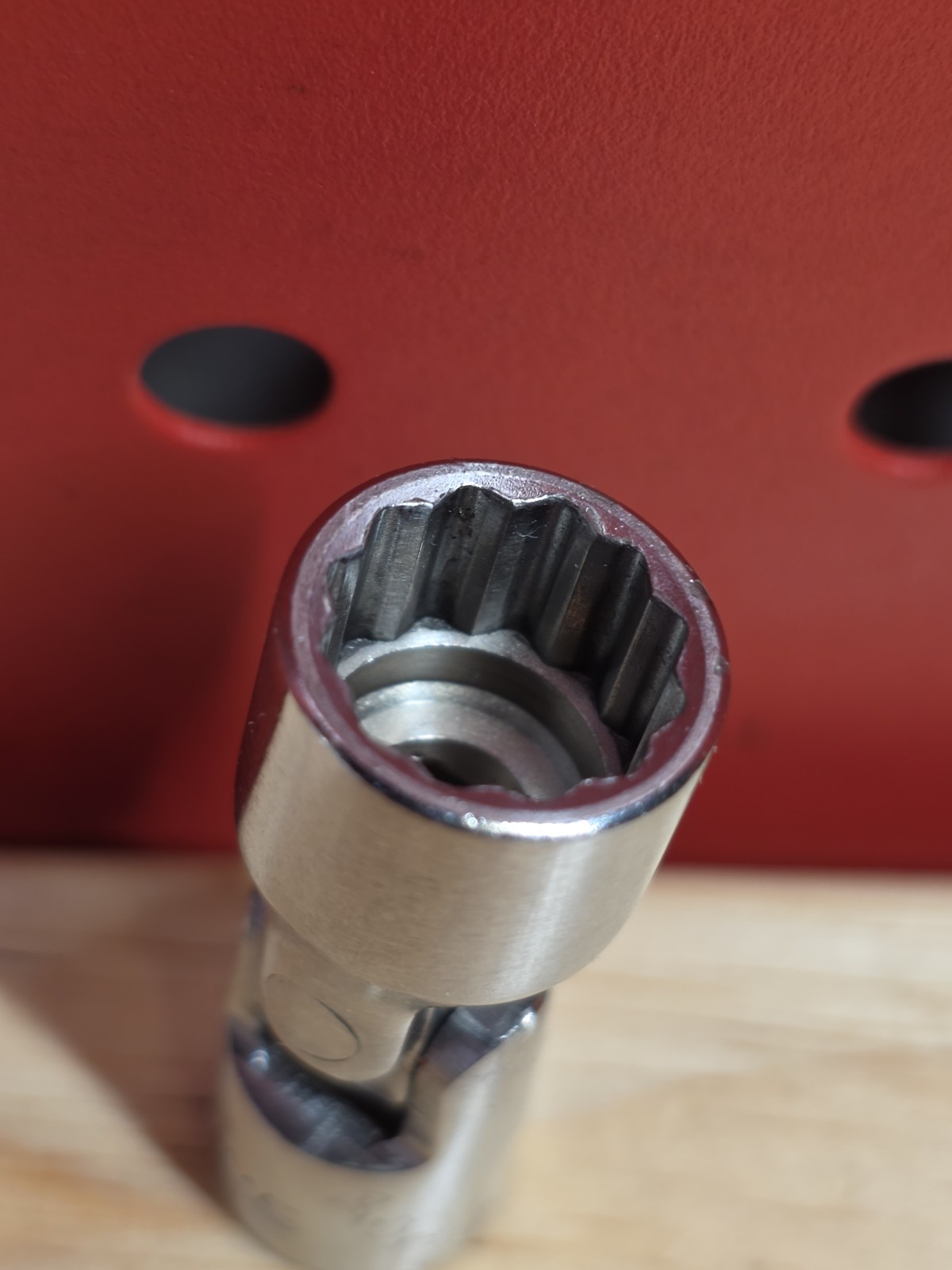 Snap-on TMU121 3/8” SAE 1/4” Drive 12-Point Swivel Wobble Socket USA See Details