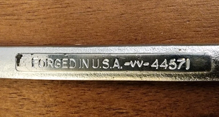 ​Vintage Craftsman VV 44571 Wrench 1/4 x 5/16 Double Open End MADE IN USA