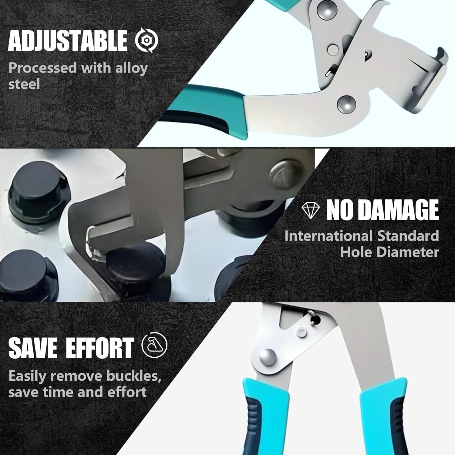Heavy-Duty Auto Clip Remover Pliers Trim Panel Fastener Rivet Disassembly Tool