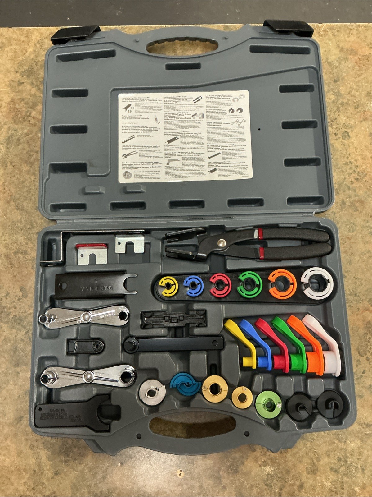 Lisle Corporation 39850 Master Disconnect Set