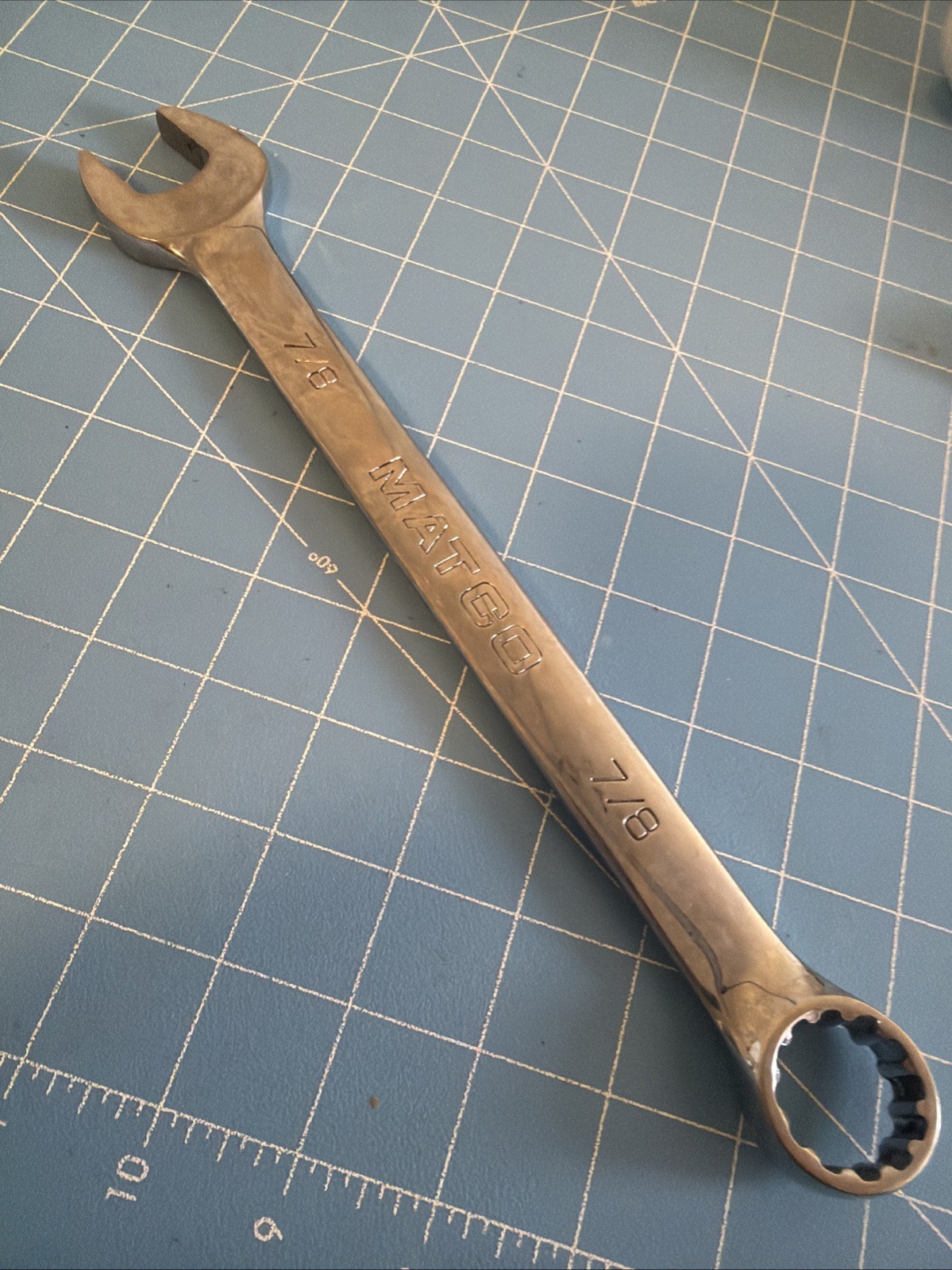 Rare Spline Matco 7/8 MC282K Combination Spline Anvil Wrench
