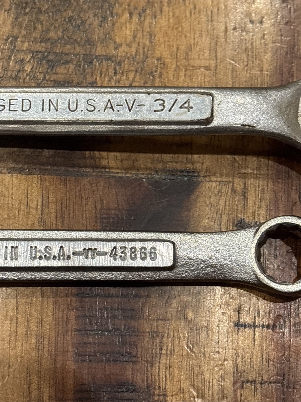 Craftsman Tools 3/8×7/16” & 5/8×3/4” 12pt Double Box End Wrenches 2pc SAE USA