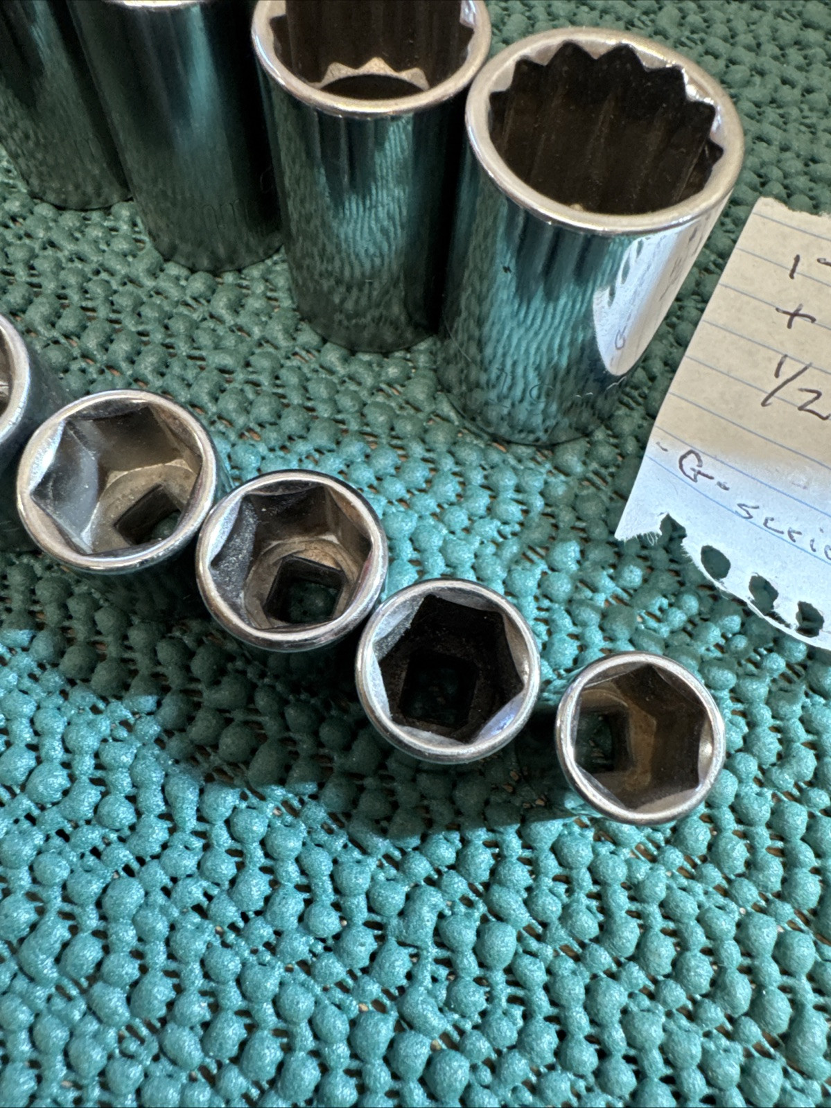 Lot Of 18 Craftsman Metric Sockets In Great Shape USA See Pictures 2 Sets