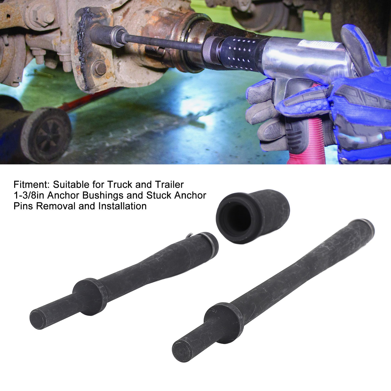 Anchor Pin Bushing Driver Set With 7in 11‑1/2in Driver 29090 For Truck Trailer