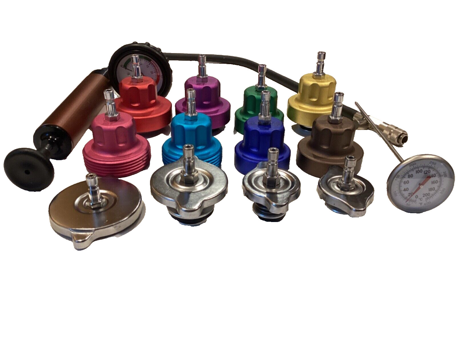 Performance Tools NEW Cooling System Pressure Test Kit In Snap Latch Case W89733