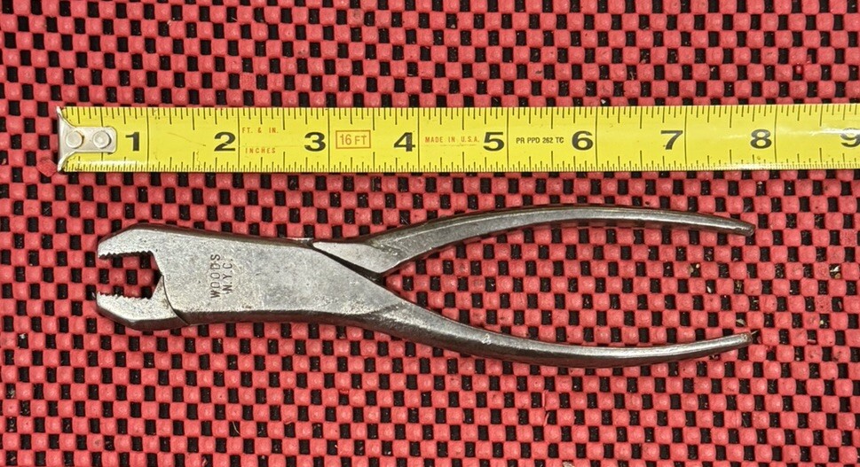 Vintage WOODS N.Y.C. Tools Battery Terminal Pliers Made in USA Rare M7