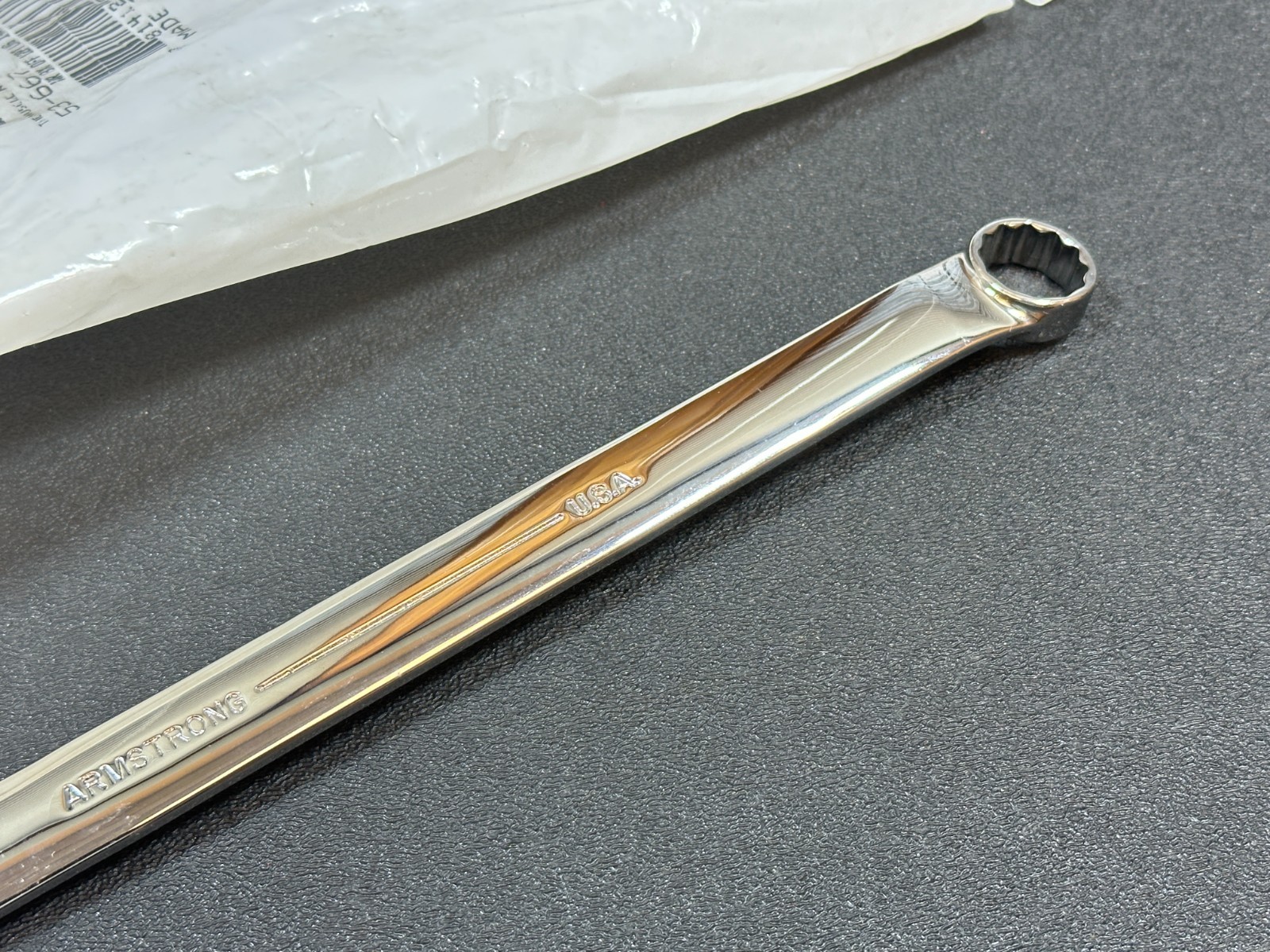 🇺🇸 Armstrong Tools USA 53-667 Metric 14mm x 15mm Long Box End Chrome Wrench
