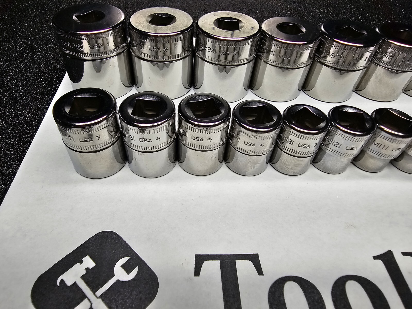 Snap-on Tools NEW 21pc 3/8 Drive METRIC Shallow 6-Point BONUS Socket Set 212FSMY