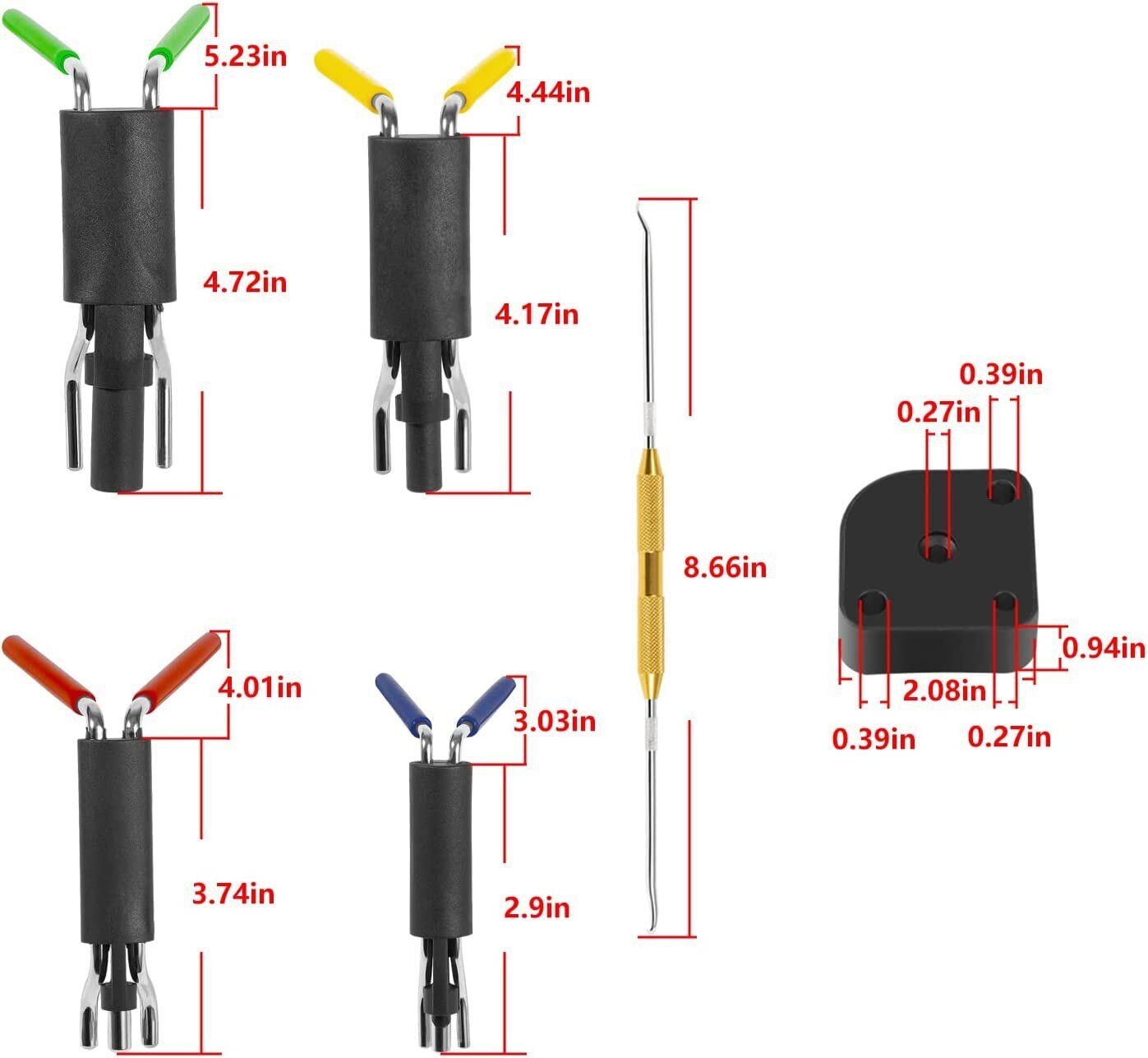 Rod Seal Install Tool Set Hydraulic U-Cup Twistor Installation With a Seal Pick
