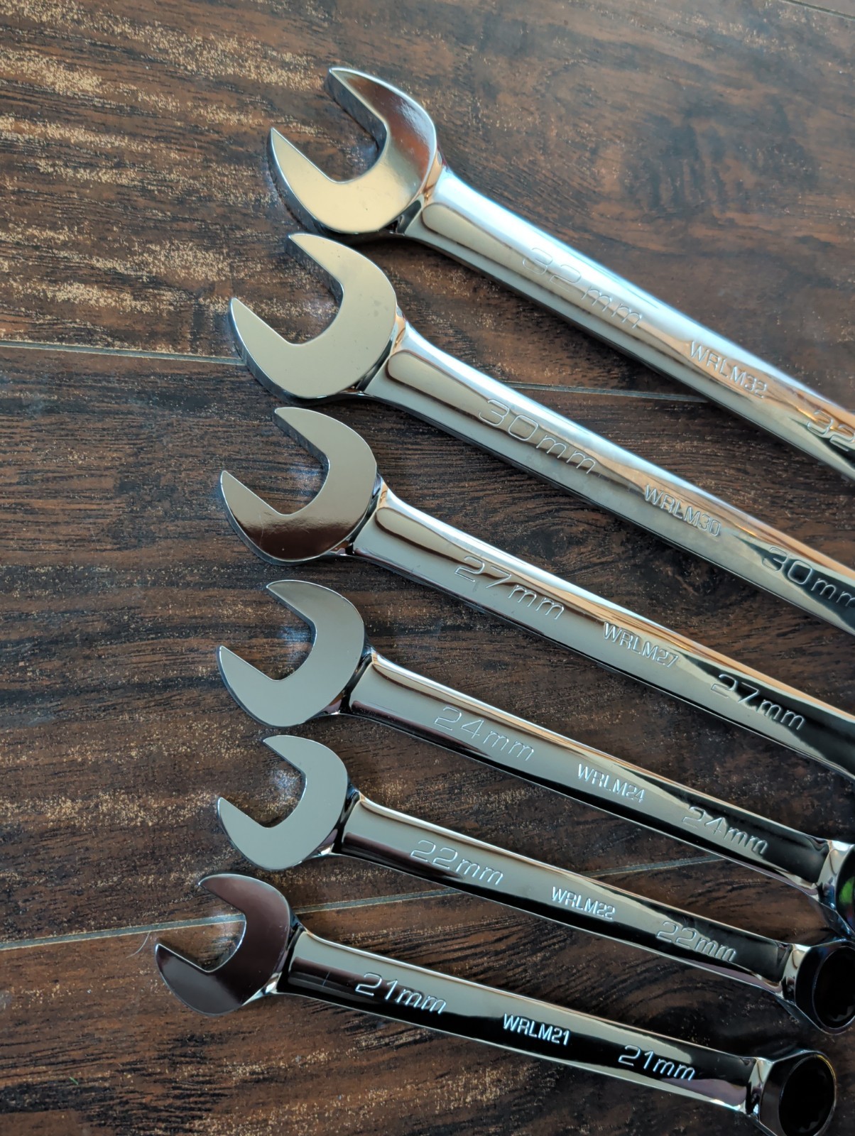 ICON 6 Pc Set METRIC REVERSIBLE RATCHETING COMBINATION WRENCHES 32mm-21mm