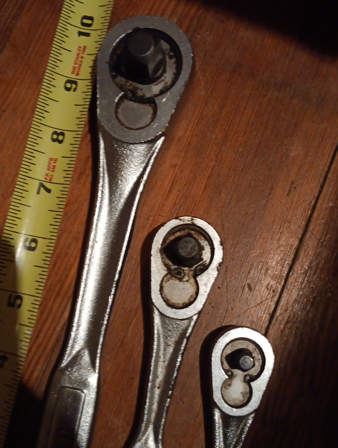 VTG 3 Craftsman 1/2»3/8″1/4″ Drive Quick Release Ratchets VM-44809 USA 44811Vl