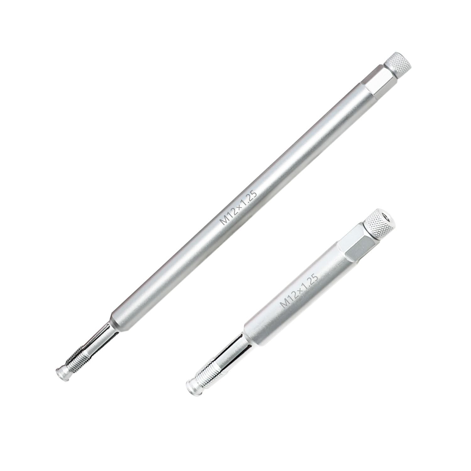 12mm Spark Plug Thread Repair Tool Kit – M12x1.25 Back Tap & Chase Taps, 2-Pack