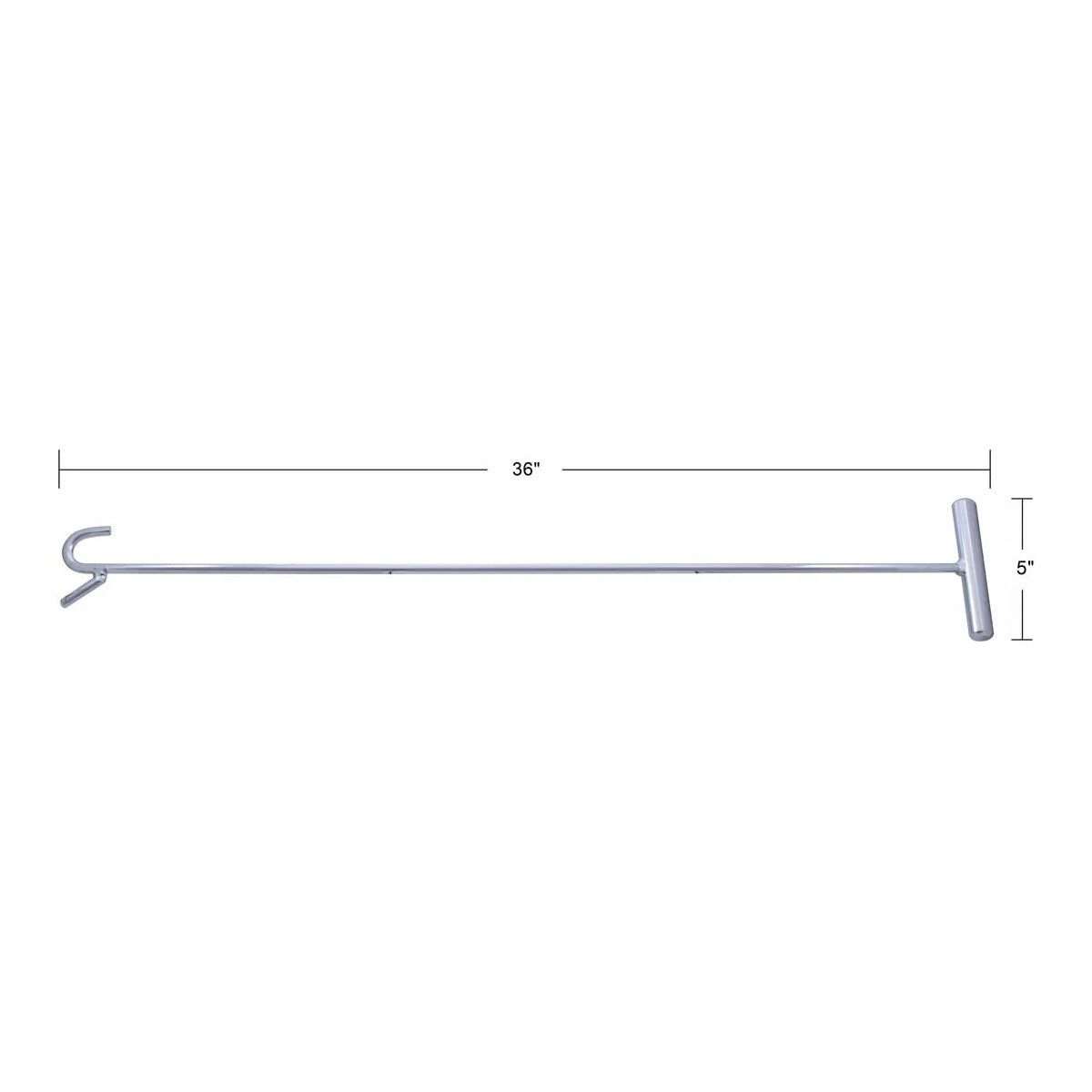 2 Pack, United Pacific 90013 Chrome 36″ Long S-Hook Fifth Wheel Pin Puller