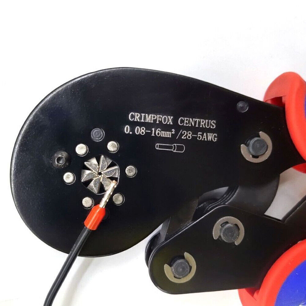 Crimping Pliers Ferrule Hexagonal Steel Straight Terminal Wire Crimper Hand Tool