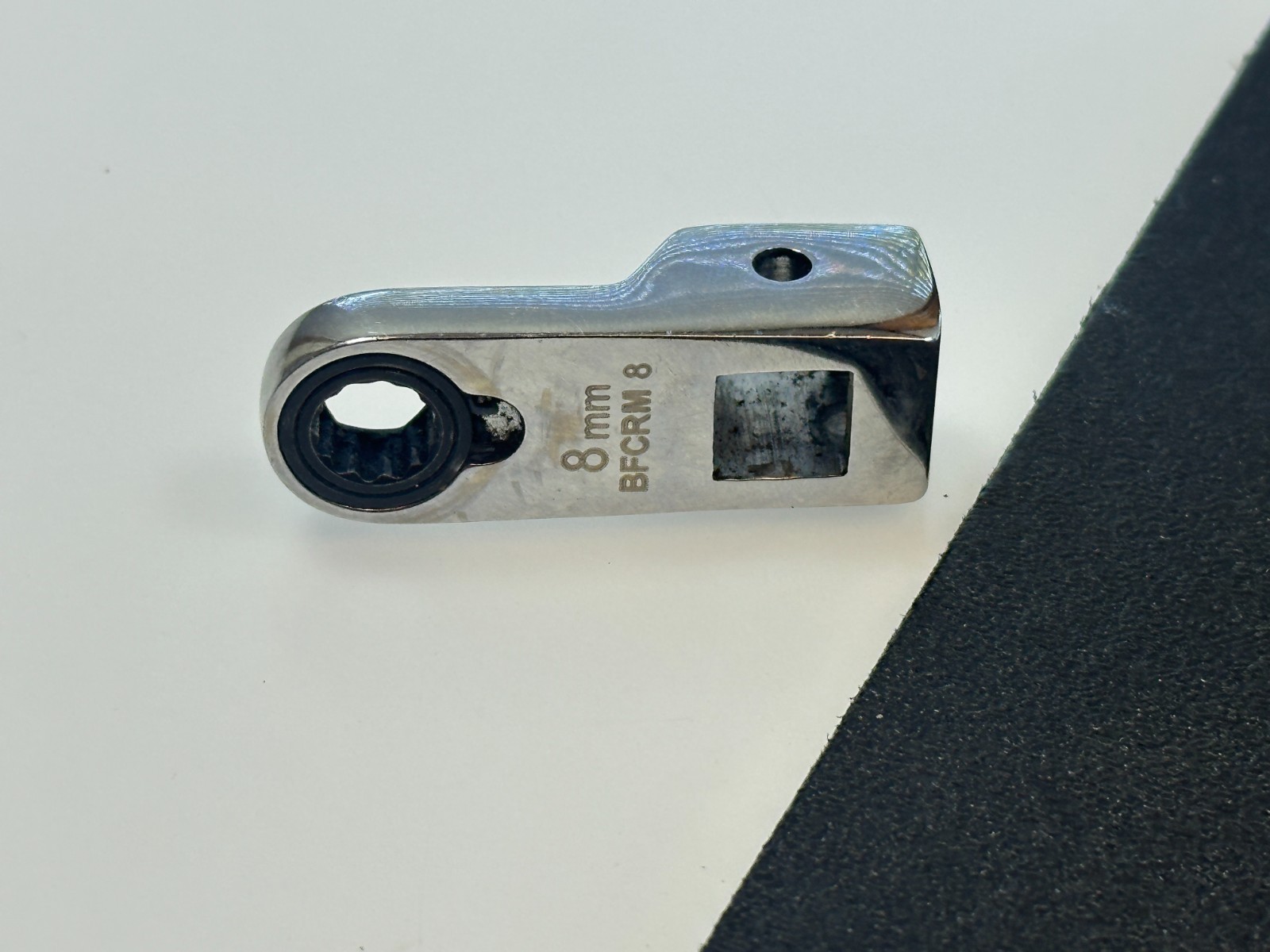 Blue Point BFCRM8 3/8″ Drive 12-Point Metric 8mm Ratcheting Crowfoot Wrench