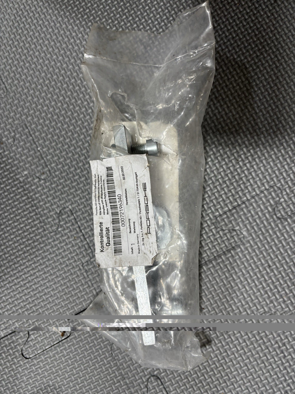 Porsche Tool P9634 Camshaft Hold Down Tool OEM 000-721-963-40-OEM