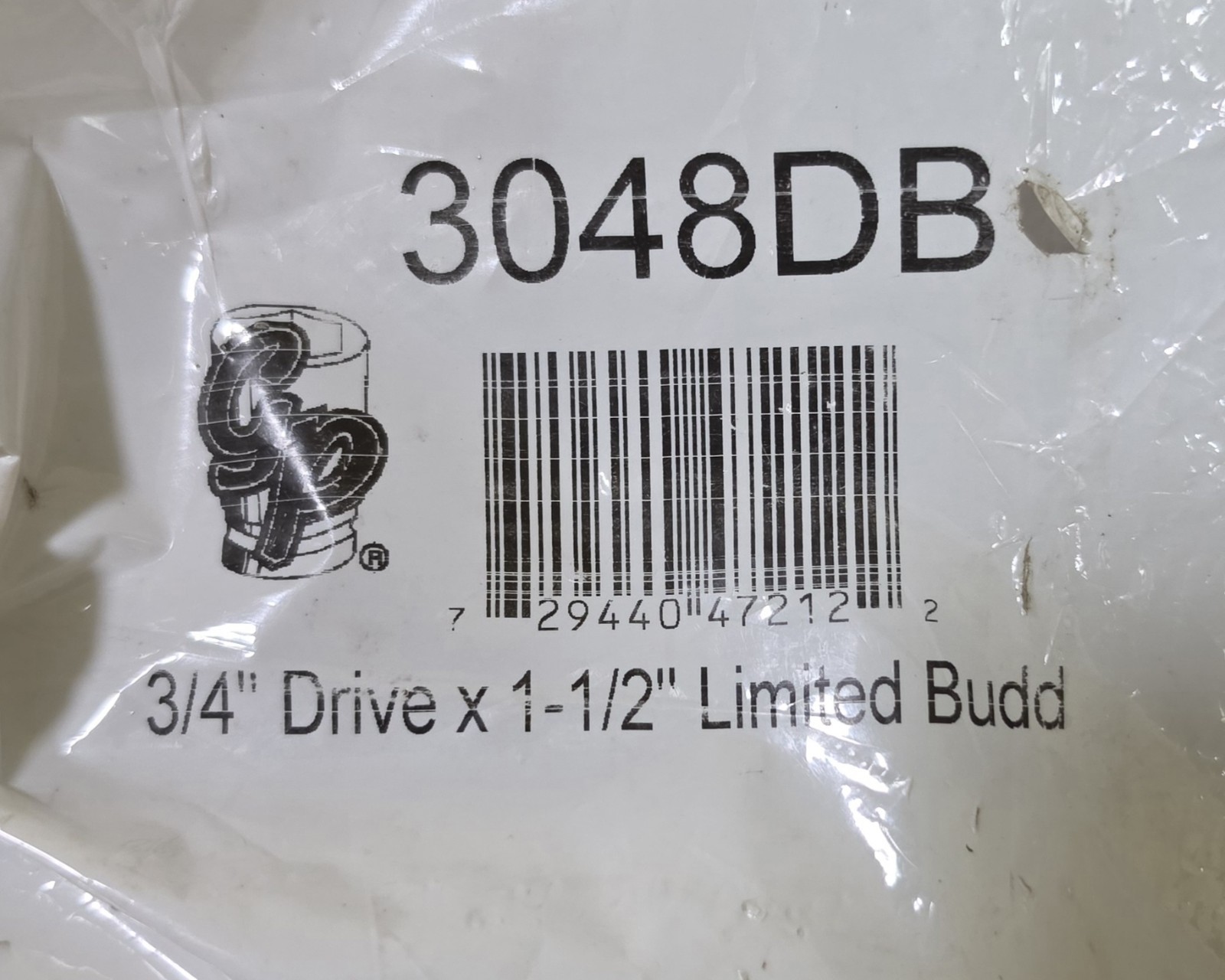Grey Pneumatic GP 3/4″ Drive x 1-1/2″ Limited Budd Socket 3048DB