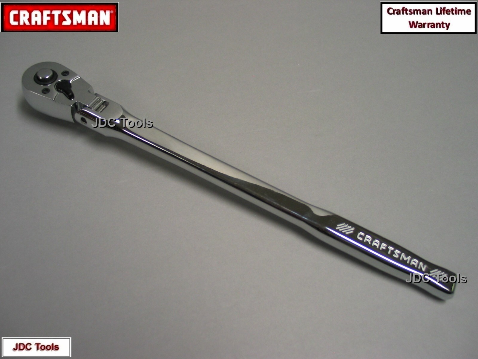 CRAFTSMAN 3 pc RATCHET SET 3/8 DRIVE ALL FLEX HEAD 72T – LONG – STUBBY – OFFSET