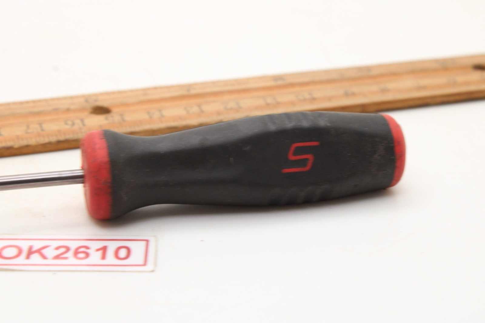 Snap-on SG3ASH 6″ Black/Orange Mini Soft Grip Hook Pick USA