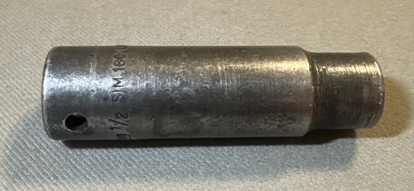 Snap-On SIM160 1/2″ 3/8″ Drive 6-Pt SAE Deep Impact Socket USA Tools Snap On