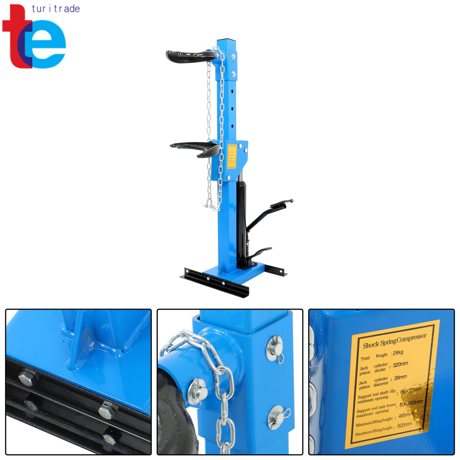 Coil Spring Compressor 4.5T Auto Strut Hydraulic Compressor Removing Tool
