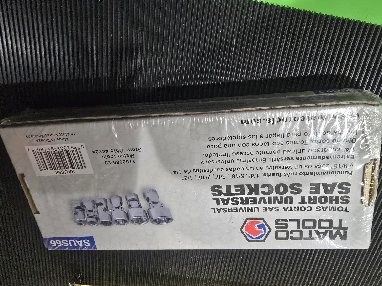 MATCO TOOLS SAUS66 BRAND NEW SAE STANDARD SHIRT UNIVERSAL SWIVELS 1/4 DRIVE.