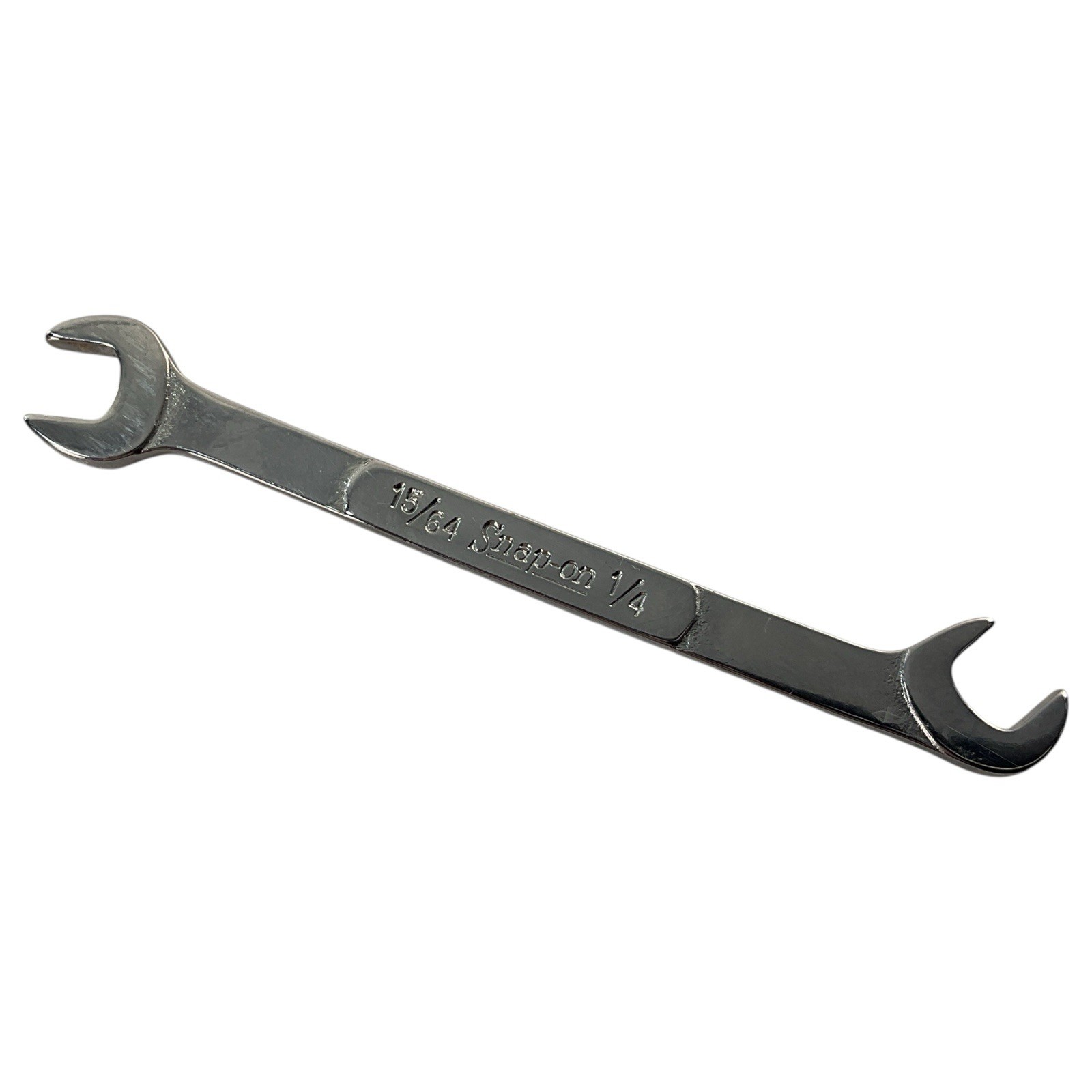 Snap-on Ignition Open End Wrench 15/64″ x 1/4″ SAE Angled DS1516 Chrome USA Made