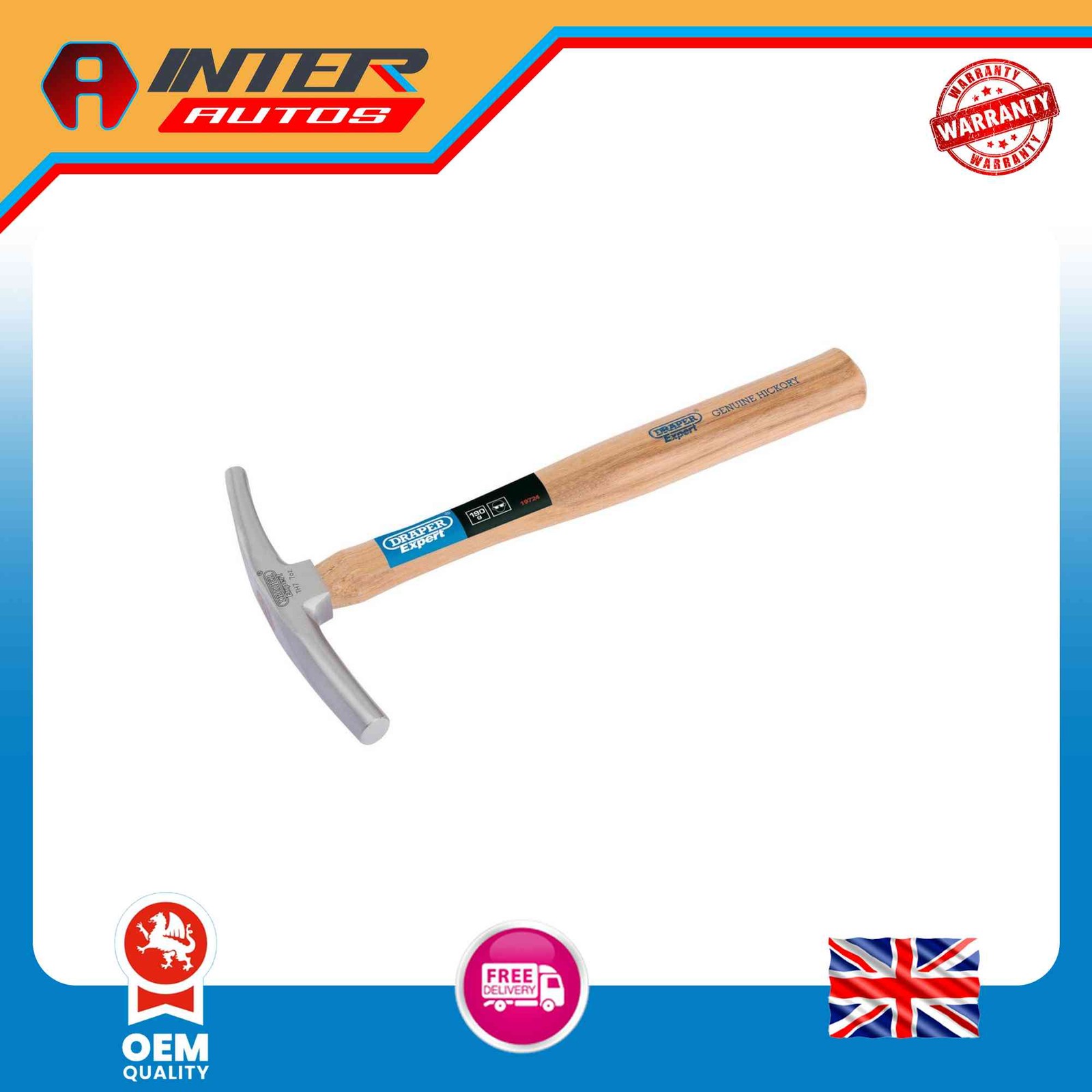 Draper Expert Magnetic Tack Hammer, 190g-7oz 19724