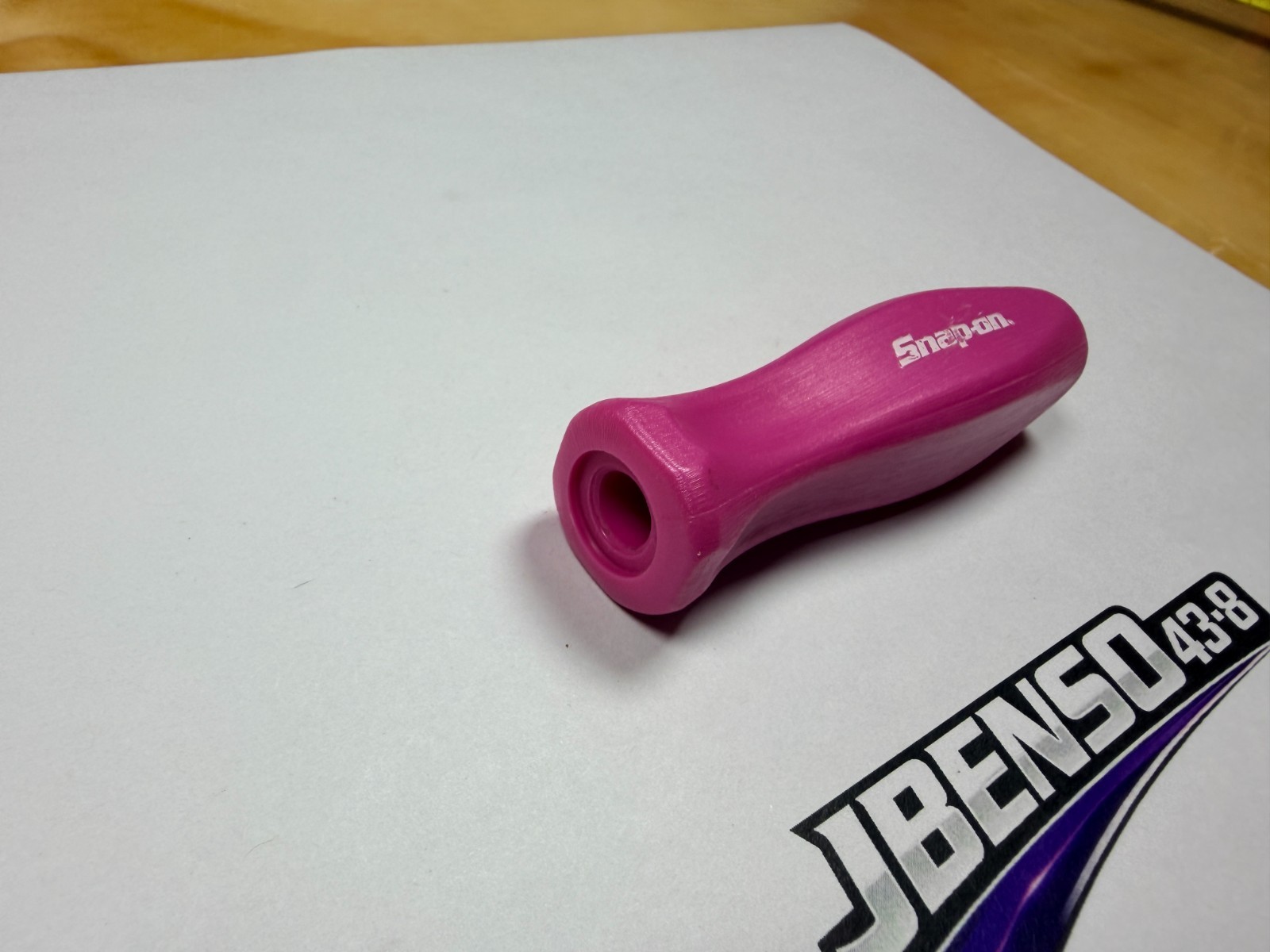 Snap-on Tools DISCONTINUED PEARL PINK 1/4″ Drive Replacement Ratchet Hard Grip
