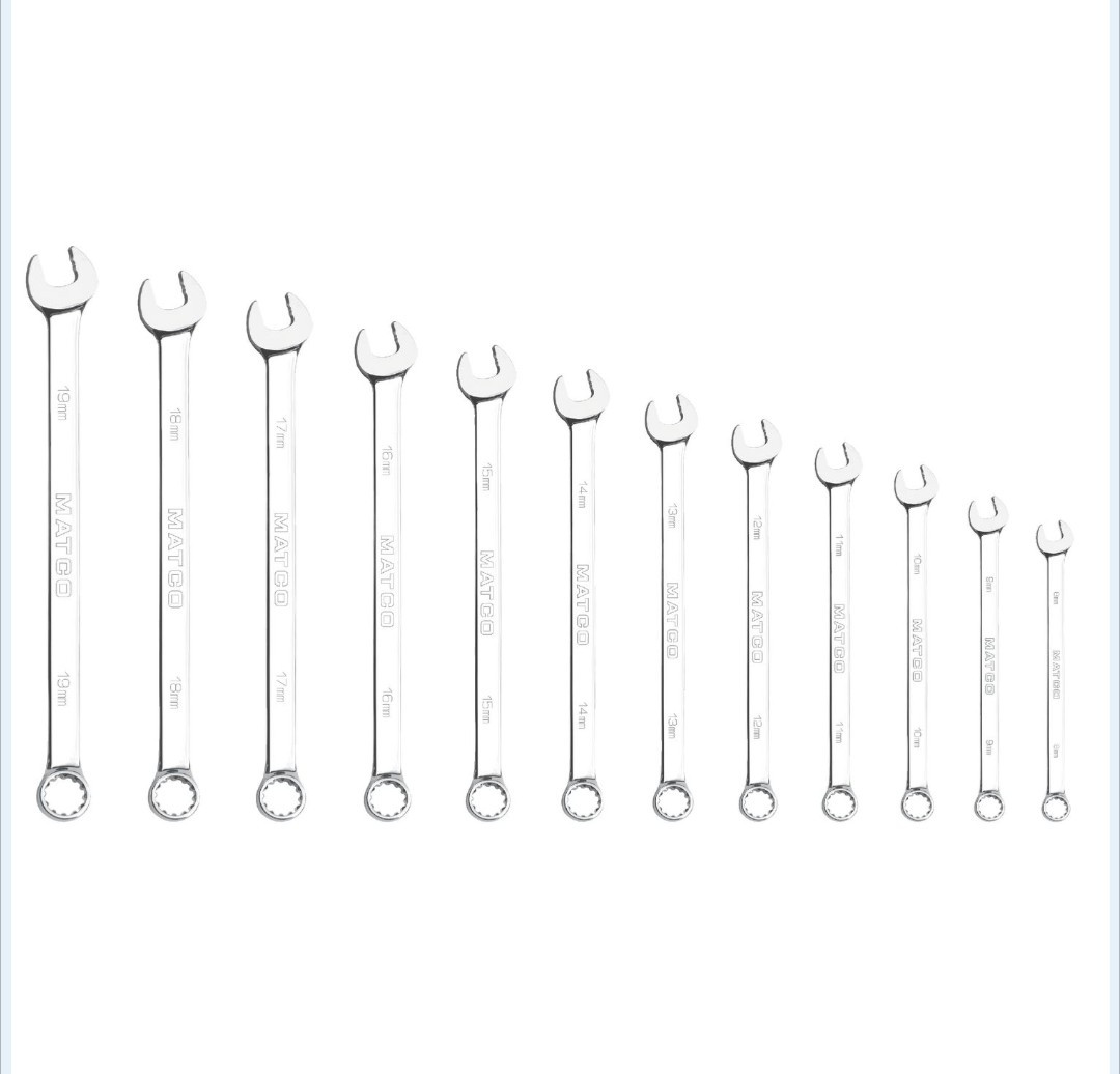 Matco Tools 12 PIECE LONG METRIC COMBINATION WRENCH SET SMCLM122K