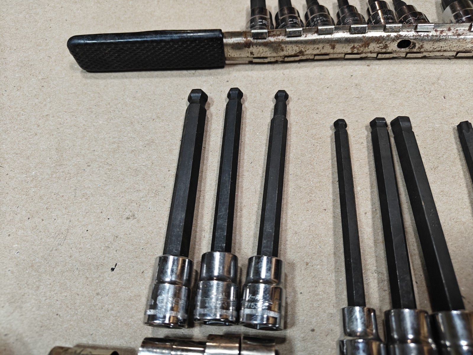 48pc, Craftsman Z-AL Spline Bit Socket Set 1/4 & 3/8 Drive Torx 6 Point Long Etc