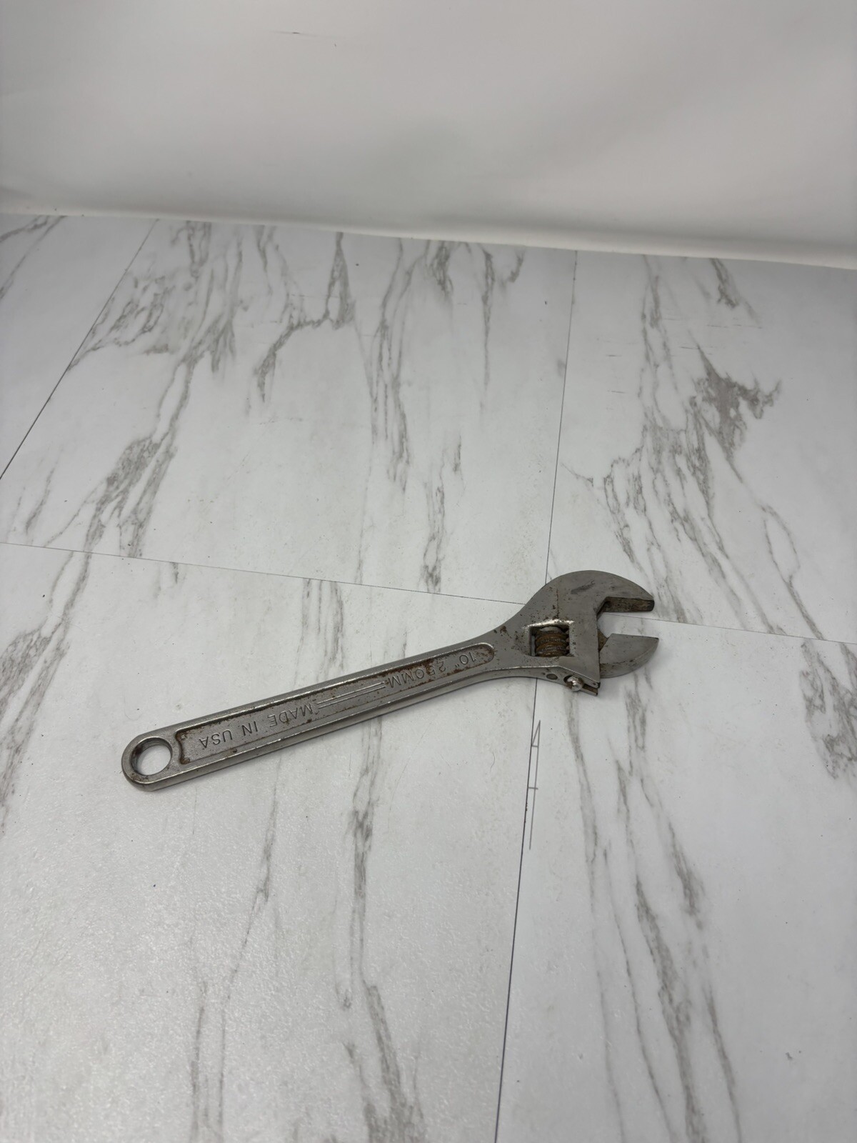 Vintage Armstrong Adjustable Crescent Wrench 10” USA 250MM 28-510