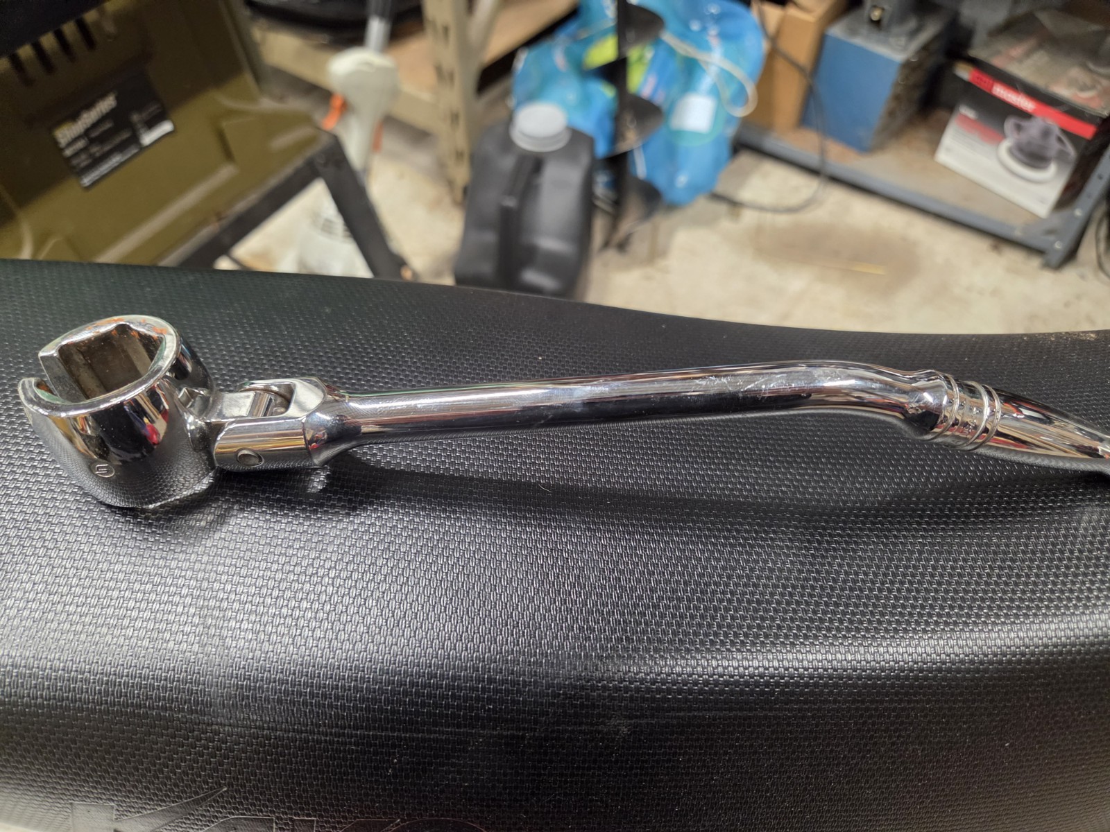 Snap-on Tools USA NEW 7/8″ Hex Oxygen/Knock Sensor Chrome Handle Wrench