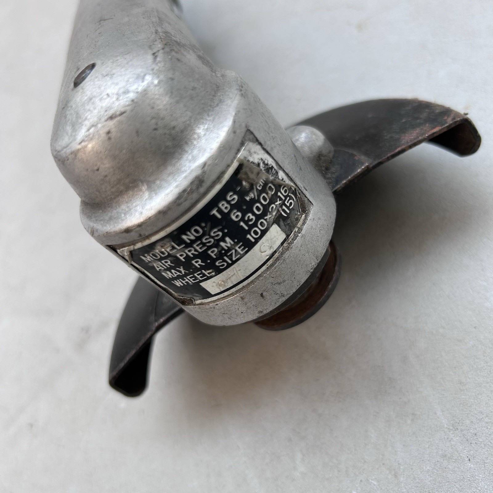 Vintage TOYOTA MOTOR Air Angle Grinder Original OEM Maintenance Tool Heavy Duty