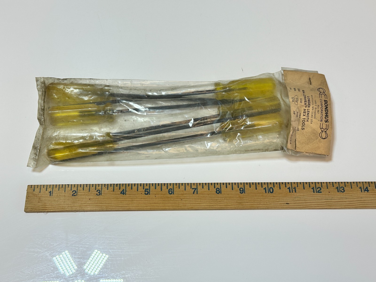 Bondhus Tools USA 6pc Lot Pack of 5/32″ Balldriver Screwdriver (New Old Stock)