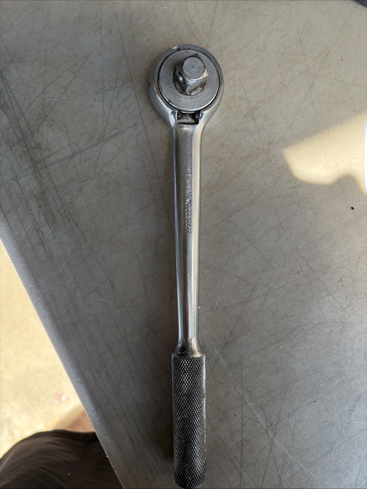 S-K Wayne Pro Mechanics Tools 42470 Knurled Handle 1/2″ Drive Ratchet