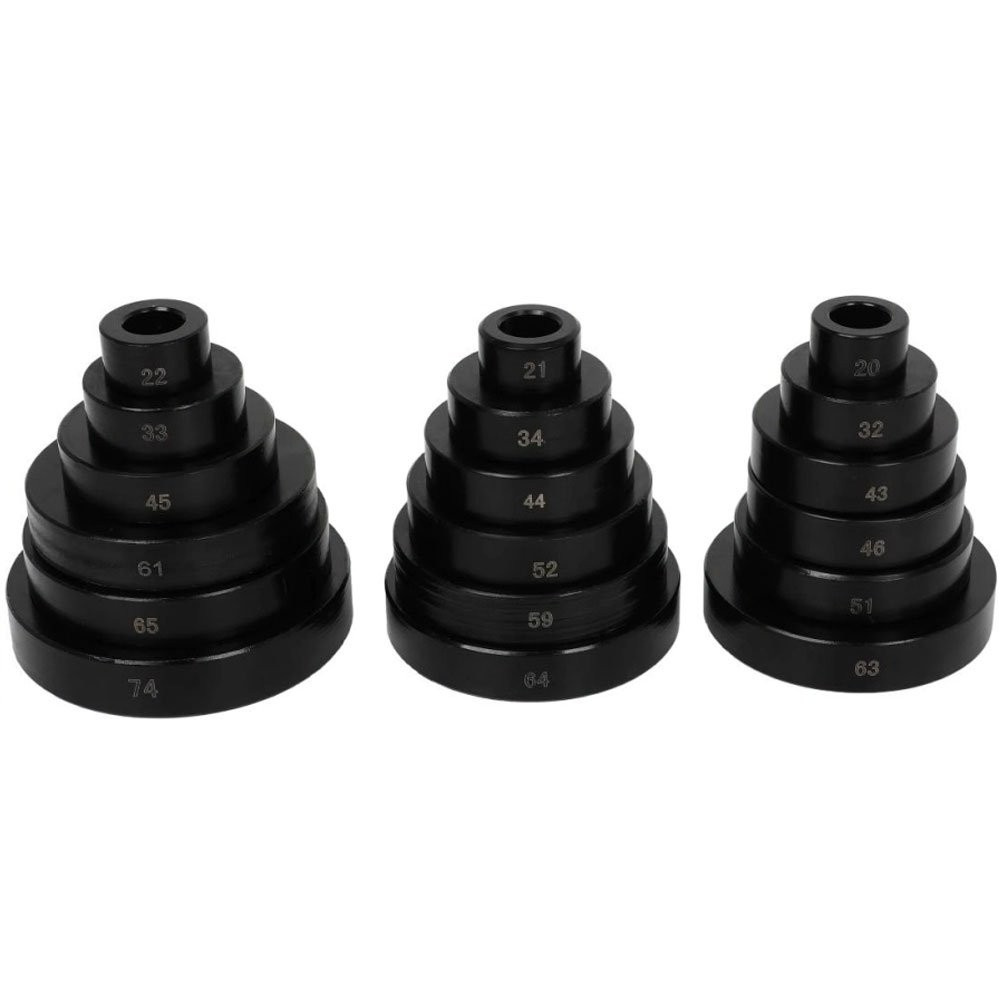 ✅52Pcs Bearing Seal Driver Tool kit Custom Bushing Bearing Hydraulic Press