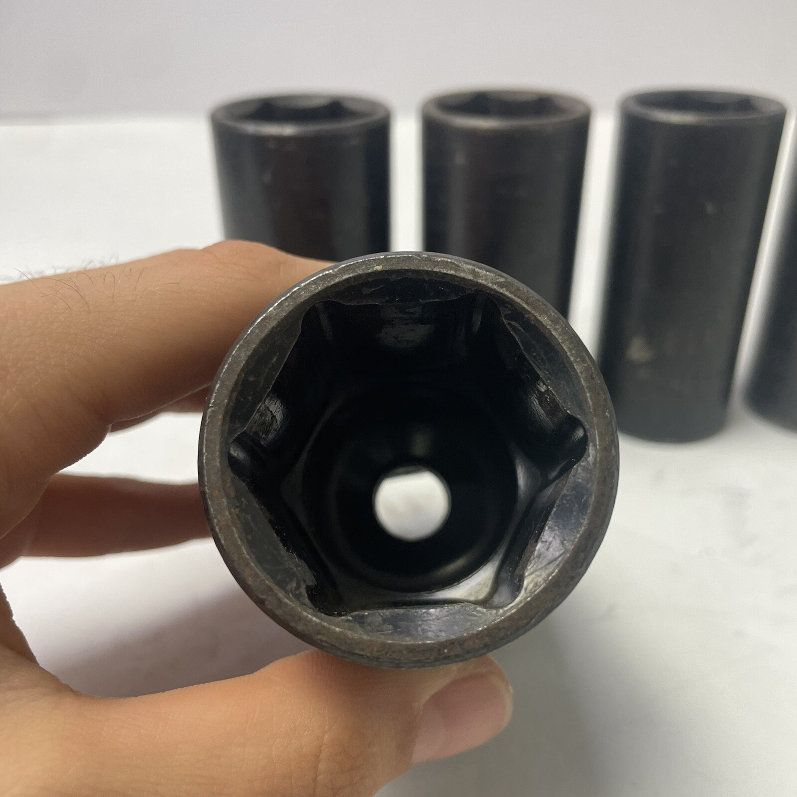 24-32mm Black Impact Socket Set 1/2″ Drive Chrome Vanadium – Heavy Duty Tools