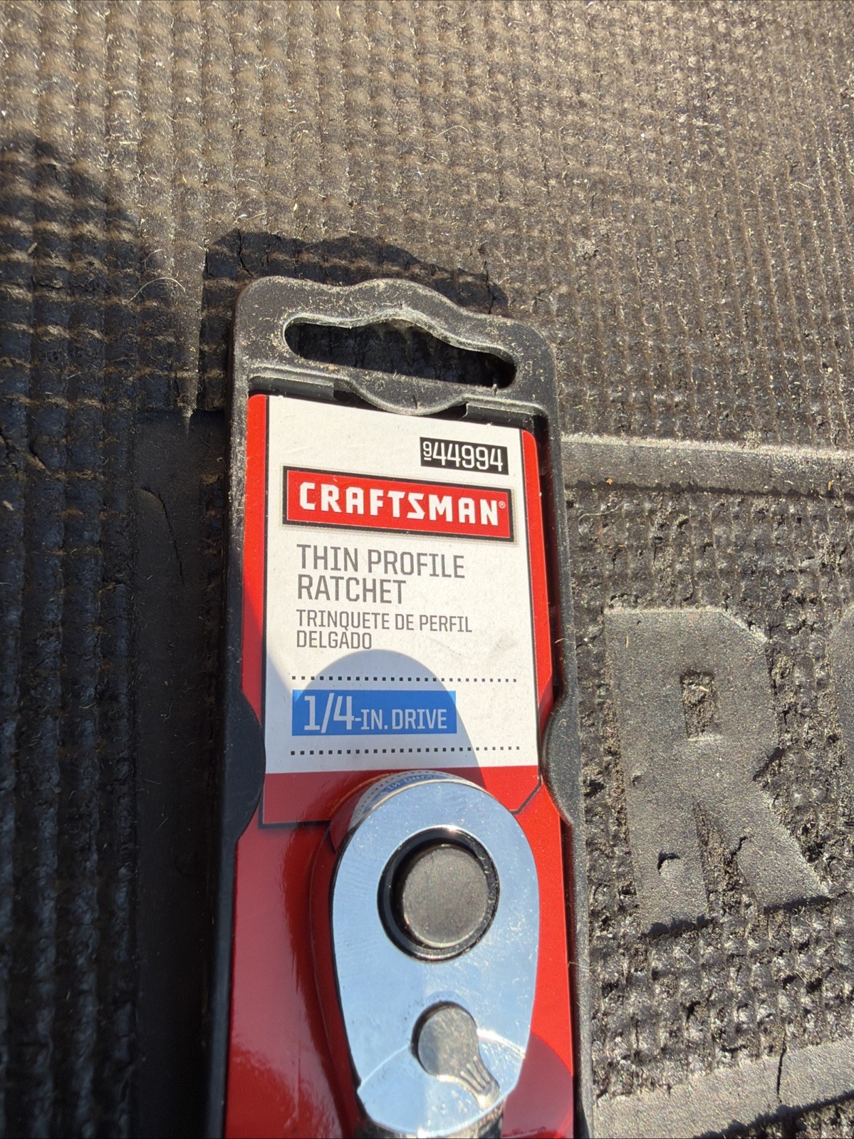 Sears Craftsman Nos 1/4” Thin Profile Full Polish Ratchet 44994 Sexy L-AB
