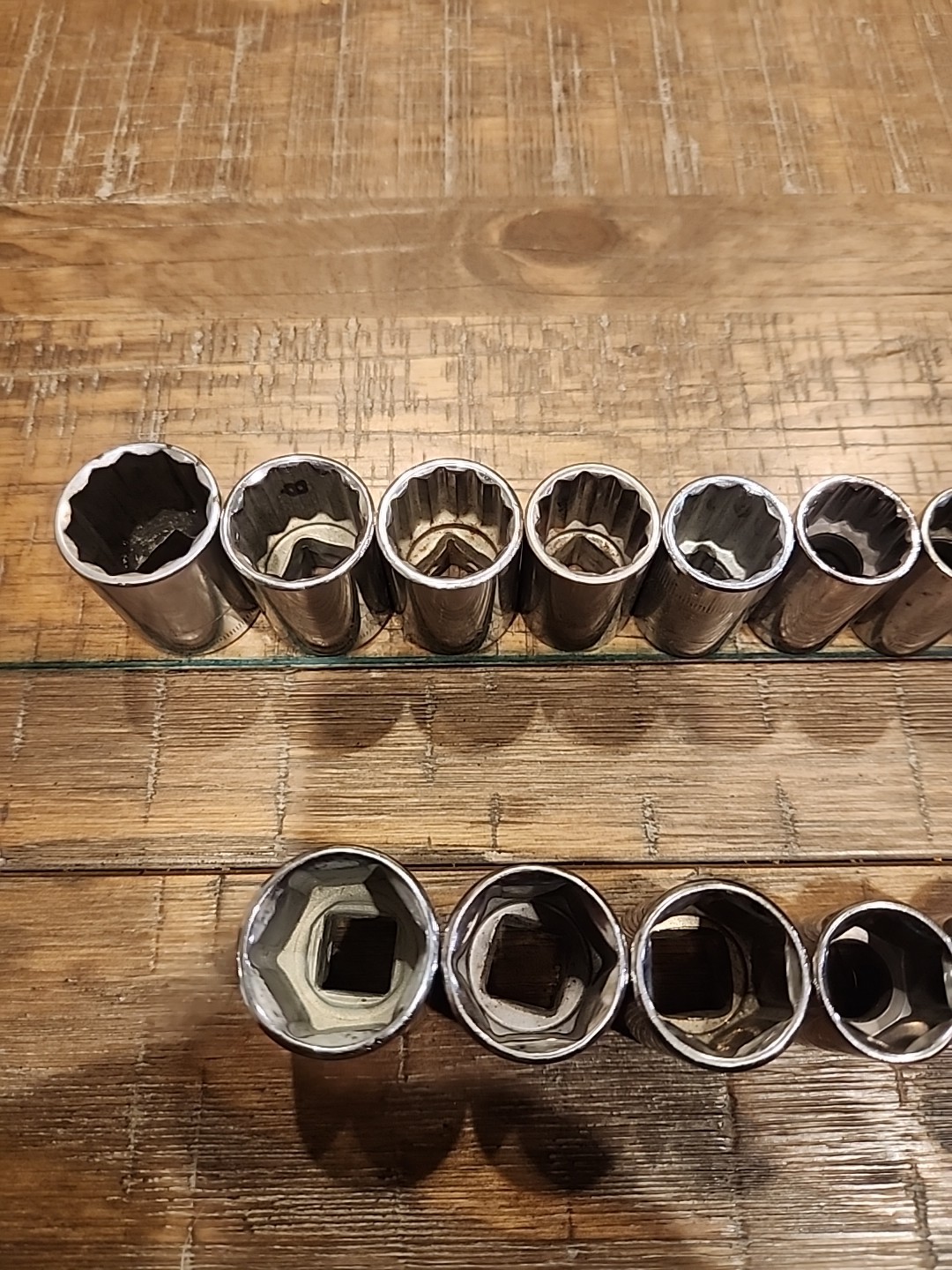 *USA CRAFTSMAN METRIC AND SAE 1/2″ DRIVE SETS 6 POINT AND 12 POINT 23PCS
