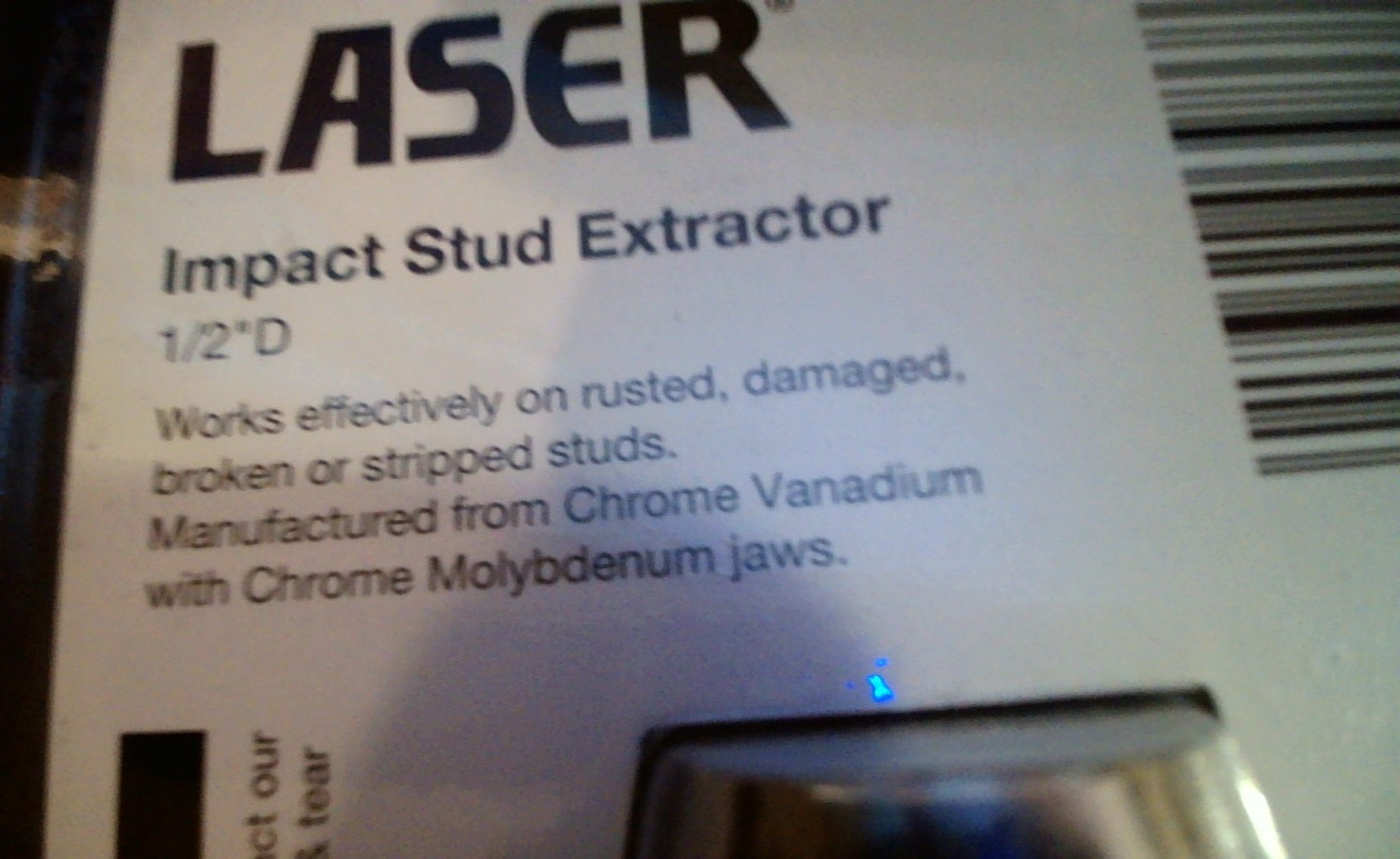 Laser Tools Impact Stud Extractor 1/2″D (6 – 12mm studs) 3986. New.Fast dispatch